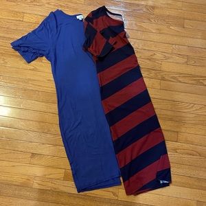 2 LulaRoe Julia Dresses